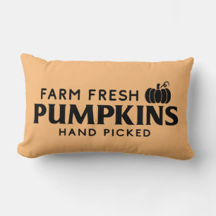 Coussin Rectangle Ferme Citrouilles frais avec Citrouille