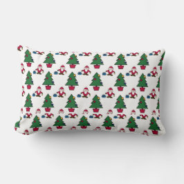 Coussin Rectangle Festive Santa Christmas Pillow