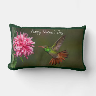 Coussin Rectangle Fête des mères Colibri