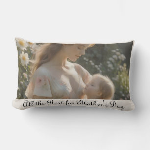 Coussin Rectangle Fête des Mères - Un Jardin Adorable
