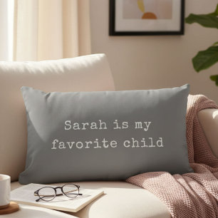Coussin Rectangle Fête des pères amusante Humour moderne enfant pr
