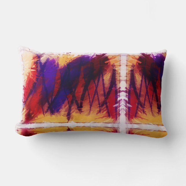 Coussin Rectangle Feu sauvage (Recto)