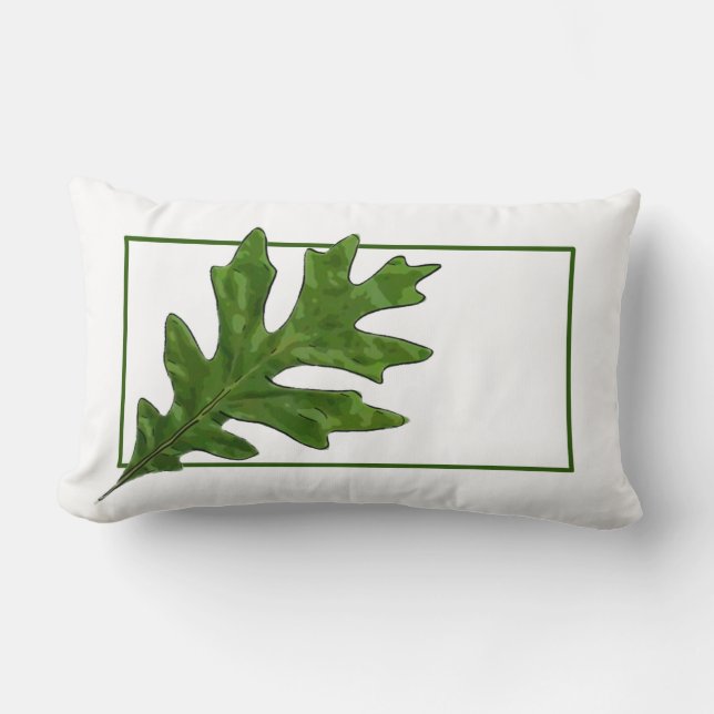 Coussin Rectangle Feuille de chêne (Recto)