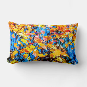 Coussin Rectangle Feuilles d'automne colorées