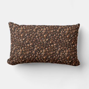 Coussin Rectangle Fèves de café délicieux