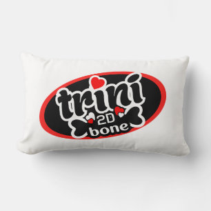 Coussin Rectangle Fier Trini os 2D drôle proverbe Trinidadien