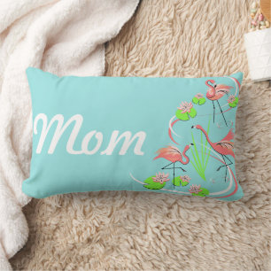 Coussin Rectangle Flamant rose Fandango Trio Maman lombbar
