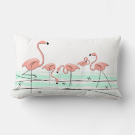 Coussin Rectangle Flamant rose Ocean Group lumbar