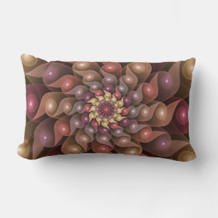 Coussin Rectangle Fleur brillante surréaliste Art Abstrait fractal m