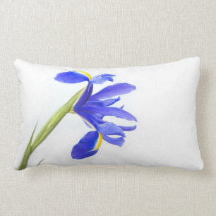 Coussin Rectangle Fleur pourpre d'iris