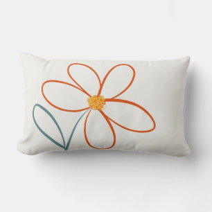 Coussin Rectangle Fleur simple
