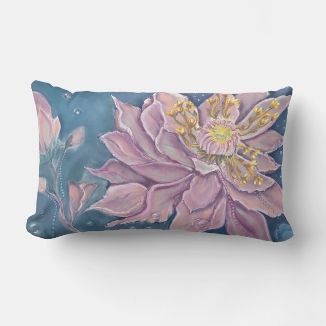 Coussin Rectangle Fleur surnaturelle (Recto)