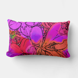 COUSSIN RECTANGLE FLEURS