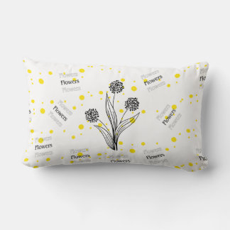Coussin Rectangle Fleurs