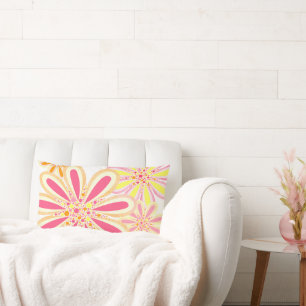 Coussin Rectangle Fleurs de printemps