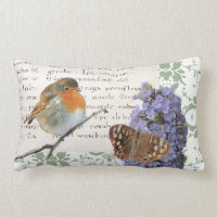 Fleurs et papillon vintages modernes d'oiseau de