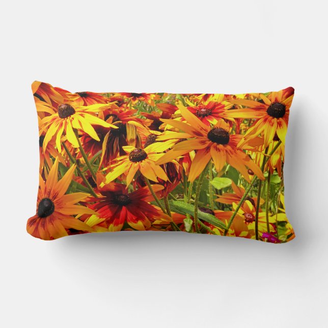 COUSSIN RECTANGLE FLEURS RUDBECKIA (Recto)