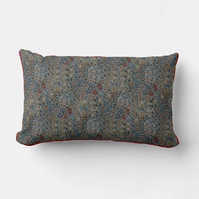 Coussin Rectangle Fleurs vintages William Morris Golden Lily (Recto)