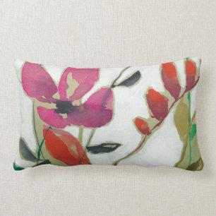 Coussin Rectangle Fleurs vives I