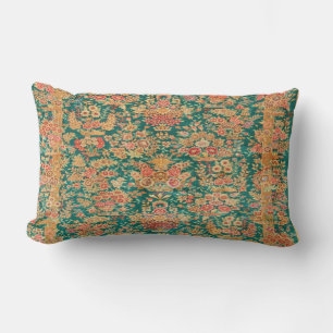 Coussin Rectangle Flore verte Flore Perse Turc Tapis Imprimer