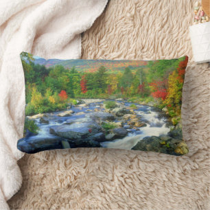 Coussin Rectangle Flume Falls   Monts Adirondack
