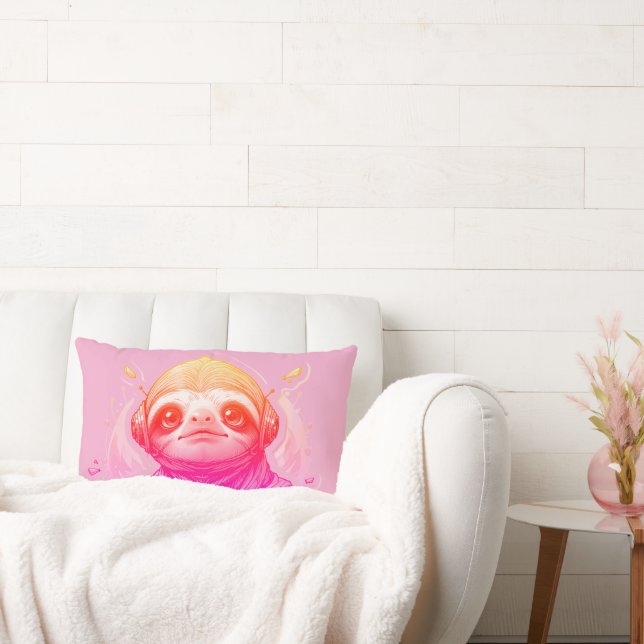 Coussin Rectangle Flux Cool Pinkish, Flux 33 x 53 Coton (Canapé)