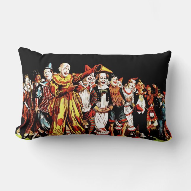 Coussin Rectangle Font le clown un Rama (Recto)