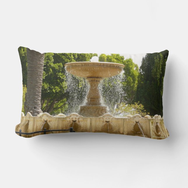 Coussin Rectangle Fontaine de Sausalito Californie Photographie de v (Recto)