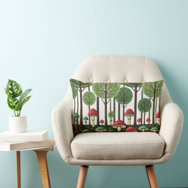 Coussin Rectangle Forêt enchantée (Chaise)