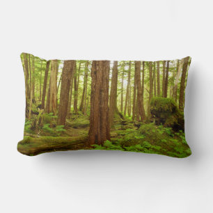Coussin Rectangle Forêt pluviale tempérée d'Alaska
