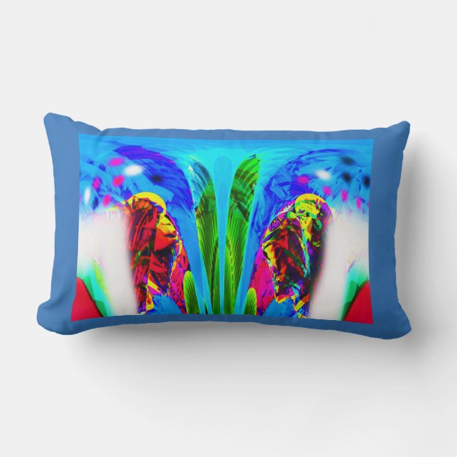 Coussin Rectangle forme de vie Alien (Recto)