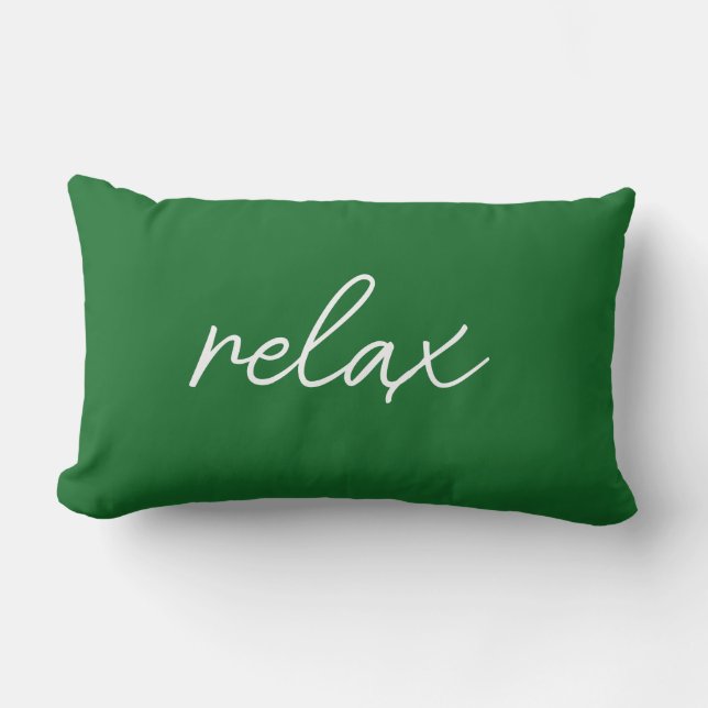 Coussin Rectangle Fraises Set Green Relax Jeu d'oreiller (Recto)