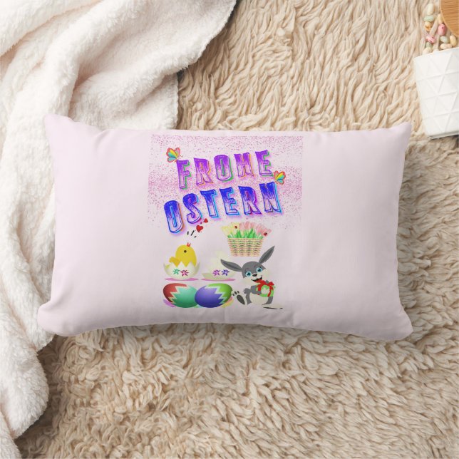 Coussin Rectangle Frohe Ostern (Couverture)