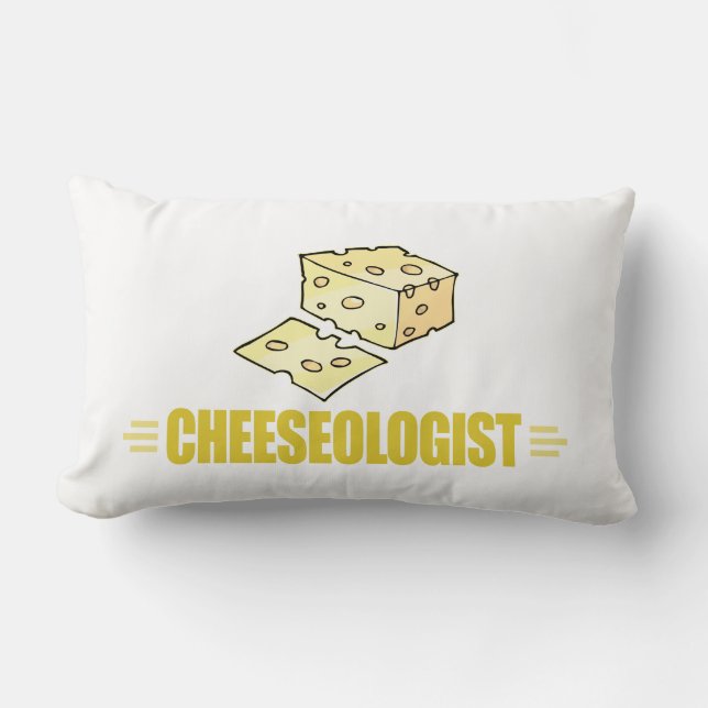 Coussin Rectangle Fromage drôle d'amour d'I (Recto)