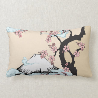 Coussin Rectangle Fuji et Sakura : Coussin lombaire 13" de
