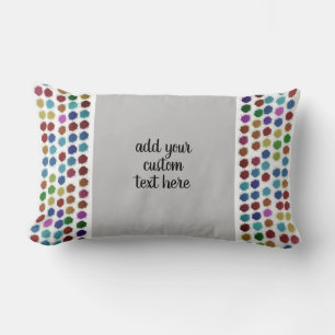 Coussin Rectangle fun whimsical ajouter texte guillemet personnalisé