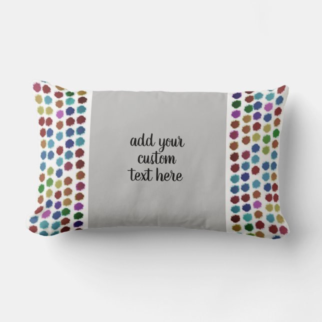 Coussin Rectangle fun whimsical ajouter texte guillemet personnalisé (Recto)