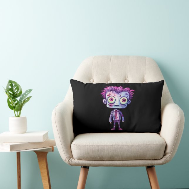 Coussin Rectangle Funny Frankenstein Monster Halloween Fun (Chaise)