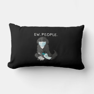 Coussin Rectangle Funny Terre-Neuve Amoureux des chiens des nouvelle