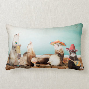 Coussin Rectangle Furets de chant