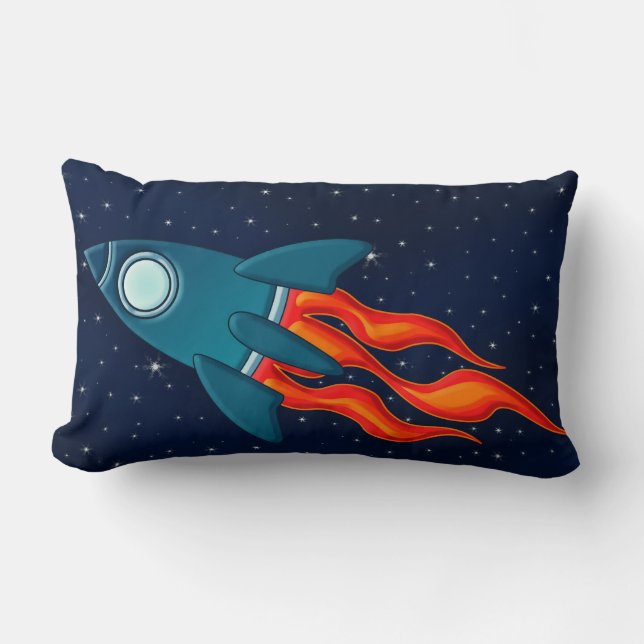 Coussin Rectangle Fusée   (Recto)