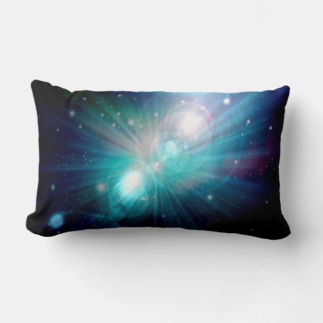 Coussin Rectangle Galaxie Abstraite 3 (Recto)