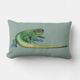 Coussin Rectangle Gecko mignon ( vous me parlez ? Regarder en arrièr