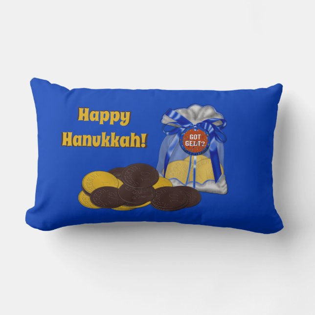 Coussin Rectangle Gelt-Gelt-Chocolat-Regroupement-Pièces-Stripes-2- (Recto)