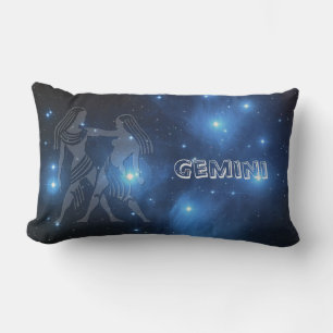 Coussin Rectangle Gémeaux transparents