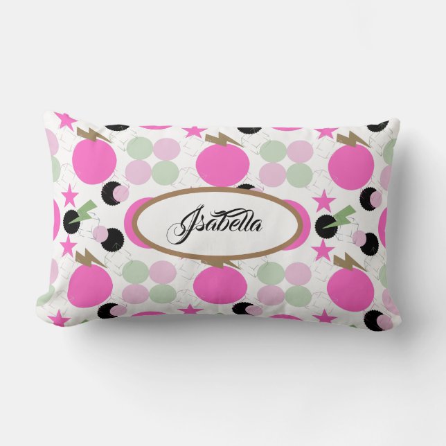 Coussin Rectangle Geometric graphic power girl (Recto)