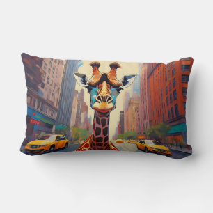 Coussin Rectangle Giraffe à New York