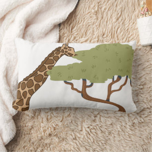 Coussin Rectangle Giraffe, Acacia