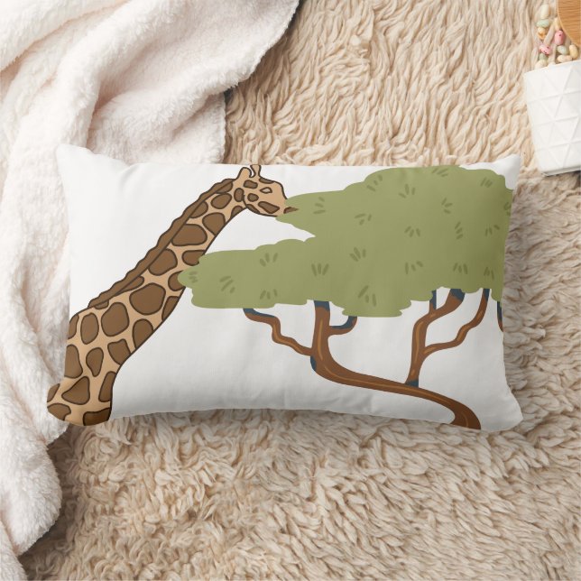 Coussin Rectangle Giraffe, Acacia (Couverture)