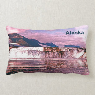 Coussin Rectangle Glacier de l'Alaska